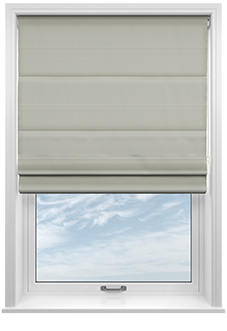 Menton, Mouse Grey - Roman Blind